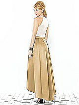 Rear View Thumbnail - Venetian Gold & Ivory After Six Bridesmaid Dress 6718