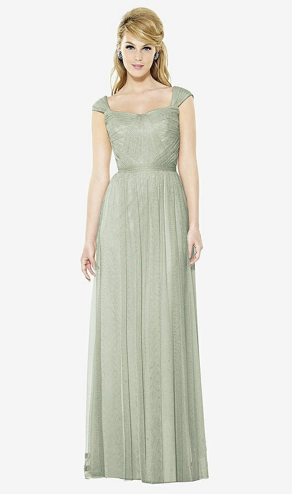 Front View - Celadon After Six Bridesmaids Style 6724