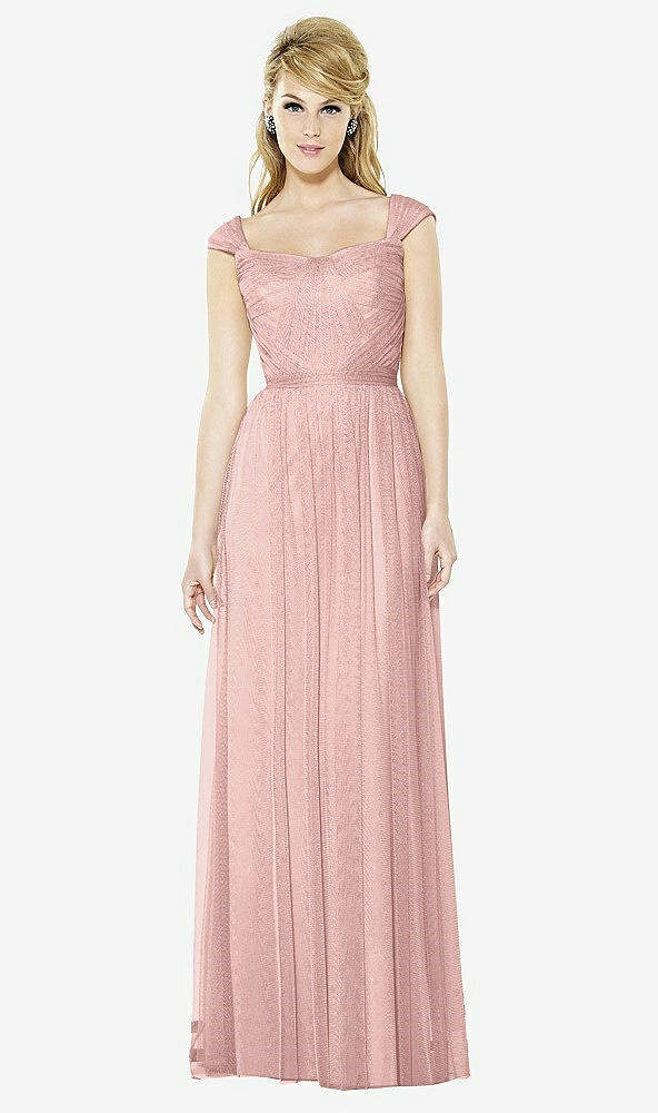 Front View - Rose - PANTONE Rose Quartz After Six Bridesmaids Style 6724