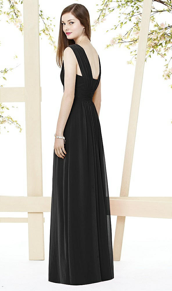 Back View - Black Social Bridesmaids Style 8148