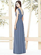 Rear View Thumbnail - Larkspur Blue Social Bridesmaids Style 8148