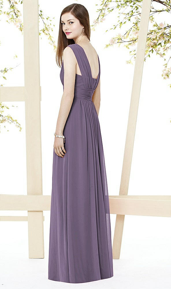 Back View - Lavender Social Bridesmaids Style 8148