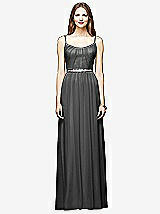 Front View Thumbnail - Charcoal Gray Lela Rose Style LR214