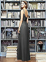 Rear View Thumbnail - Charcoal Gray Lela Rose Style LR214