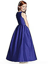 Rear View Thumbnail - Electric Blue Flower Girl Style FL4042