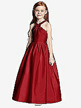 Front View Thumbnail - Garnet Flower Girl Style FL4042