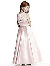 Rear View Thumbnail - Blush Flower Girl Style FL4043