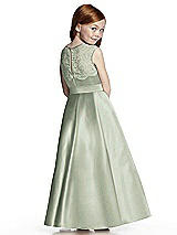 Rear View Thumbnail - Celadon Flower Girl Style FL4043