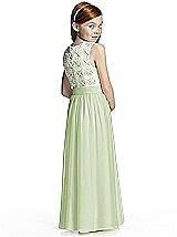 Rear View Thumbnail - Limeade & Ivory Flower Girl Style FL4044