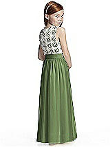 Rear View Thumbnail - Clover & Ivory Flower Girl Style FL4044