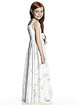 Rear View Thumbnail - Bleu Garden Flower Girl Style FL4045