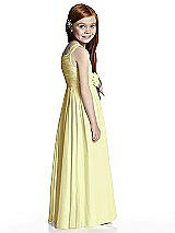 Rear View Thumbnail - Butter Yellow Flower Girl Style FL4045