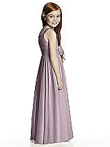 Rear View Thumbnail - Lilac Dusk Flower Girl Style FL4045