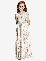 Front View Thumbnail - Blush Garden Flower Girl Style FL4045