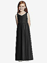 Front View Thumbnail - Black Flower Girl Style FL4045