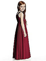 Rear View Thumbnail - Burgundy Flower Girl Style FL4045