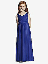 Front View Thumbnail - Cobalt Blue Flower Girl Style FL4045