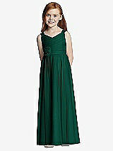 Front View Thumbnail - Hunter Green Flower Girl Style FL4045