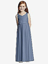 Front View Thumbnail - Larkspur Blue Flower Girl Style FL4045