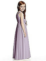 Rear View Thumbnail - Lilac Haze Flower Girl Style FL4045