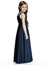 Rear View Thumbnail - Midnight Navy Flower Girl Style FL4045