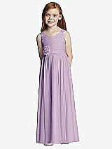 Front View Thumbnail - Pale Purple Flower Girl Style FL4045