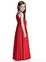 Rear View Thumbnail - Parisian Red Flower Girl Style FL4045