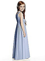 Rear View Thumbnail - Sky Blue Flower Girl Style FL4045