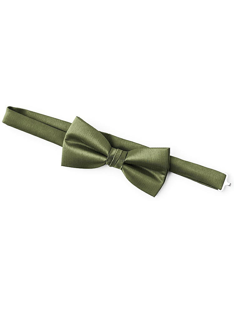 Back View - Olive Green Classic Yarn-Dyed Bow Ties by After Six