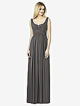 Front View Thumbnail - Caviar Gray After Six Bridesmaid Dress 6727