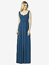 Front View Thumbnail - Dusk Blue After Six Bridesmaid Dress 6727