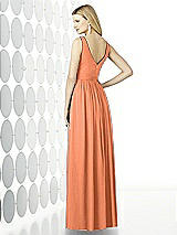 Rear View Thumbnail - Sweet Melon After Six Bridesmaid Dress 6727