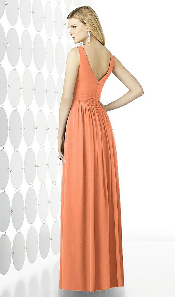 Back View - Sweet Melon After Six Bridesmaid Dress 6727