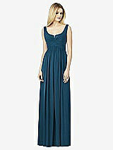 Front View Thumbnail - Atlantic Blue After Six Bridesmaid Dress 6727