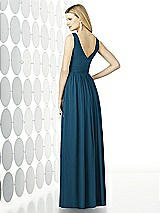 Rear View Thumbnail - Atlantic Blue After Six Bridesmaid Dress 6727