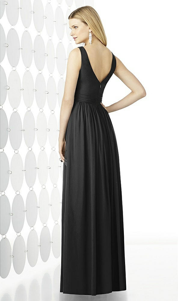 Back View - Black After Six Bridesmaid Dress 6727