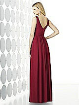 Rear View Thumbnail - Burgundy After Six Bridesmaid Dress 6727