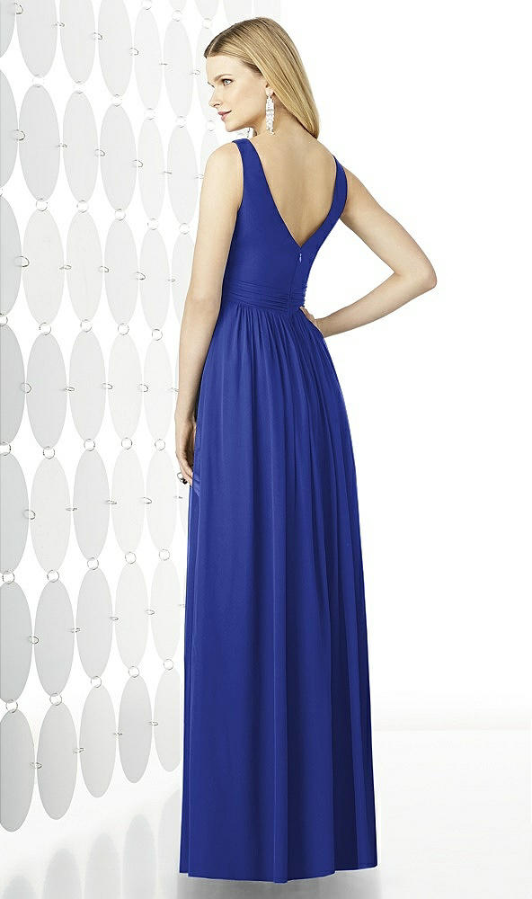 Back View - Cobalt Blue After Six Bridesmaid Dress 6727