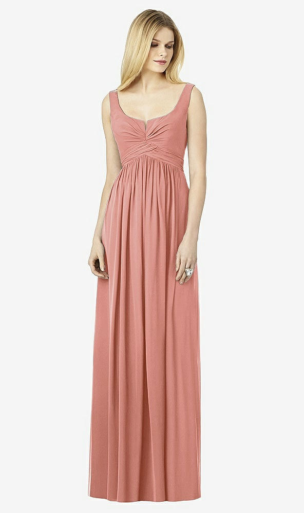 Front View - Desert Rose After Six Bridesmaid Dress 6727