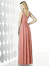 Rear View Thumbnail - Desert Rose After Six Bridesmaid Dress 6727