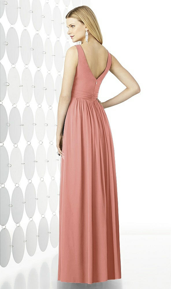 Back View - Desert Rose After Six Bridesmaid Dress 6727