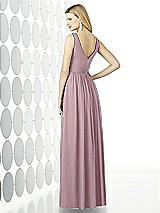 Rear View Thumbnail - Dusty Rose After Six Bridesmaid Dress 6727