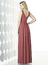 Rear View Thumbnail - English Rose After Six Bridesmaid Dress 6727