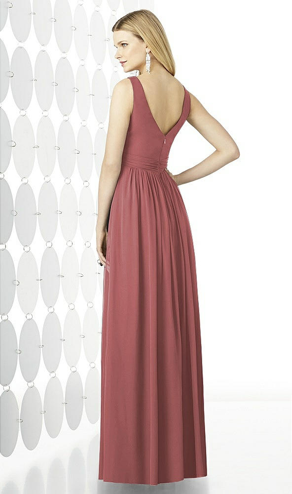 Back View - English Rose After Six Bridesmaid Dress 6727