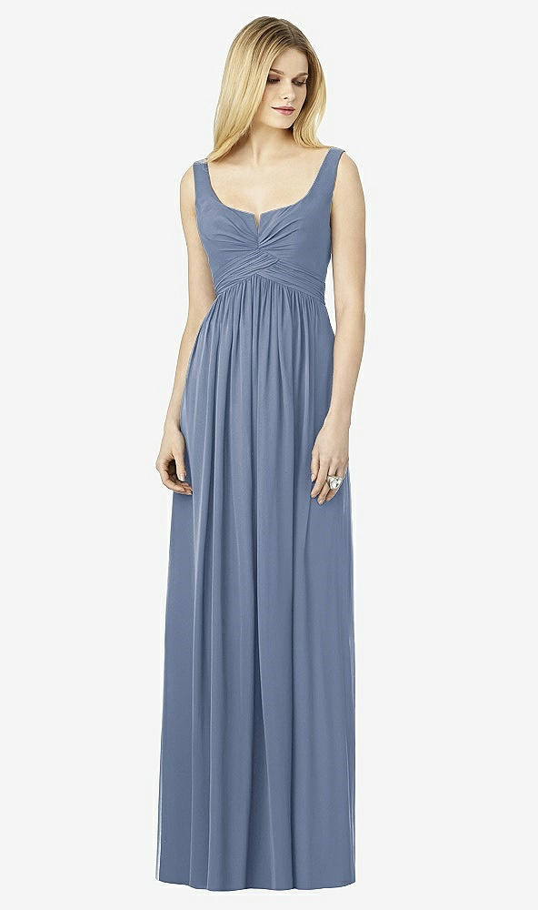 Front View - Larkspur Blue After Six Bridesmaid Dress 6727