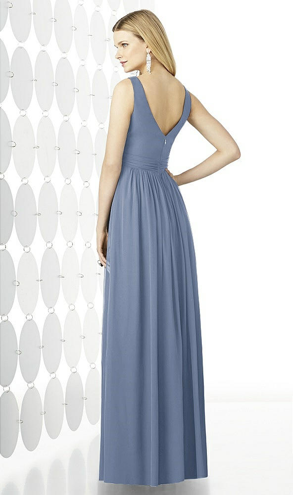 Back View - Larkspur Blue After Six Bridesmaid Dress 6727