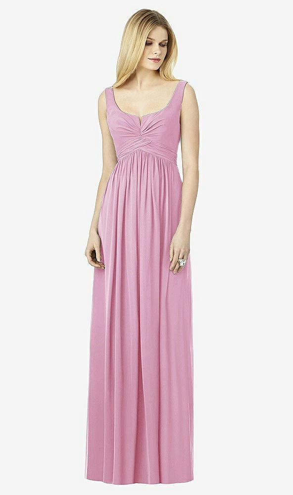 Front View - Powder Pink After Six Bridesmaid Dress 6727