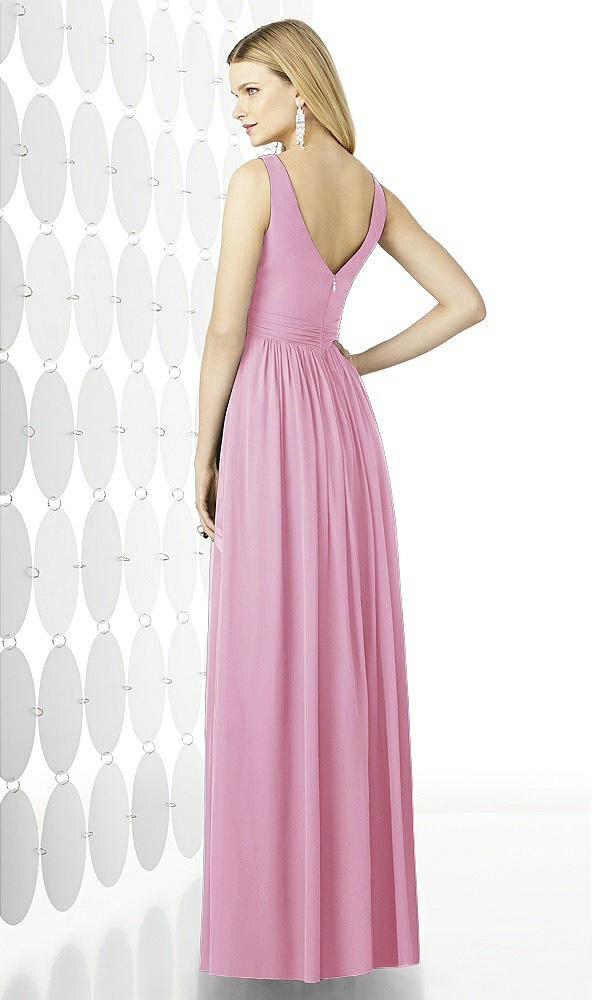 Back View - Powder Pink After Six Bridesmaid Dress 6727