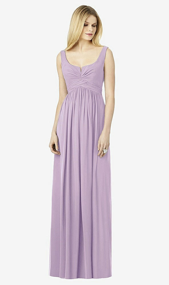 Front View - Pale Purple After Six Bridesmaid Dress 6727