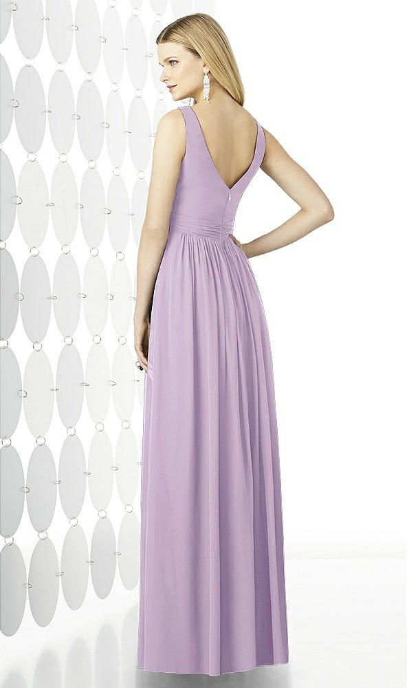 Back View - Pale Purple After Six Bridesmaid Dress 6727